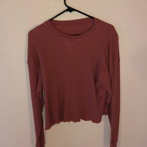 Light pink thermal top